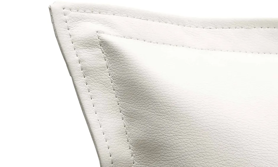 Talamo Italia Lit double Arry, lit coffre en éco-cuir, ouverture frontale, matelas 140x200 cm inclus, 100% Made in Italy, Blanc