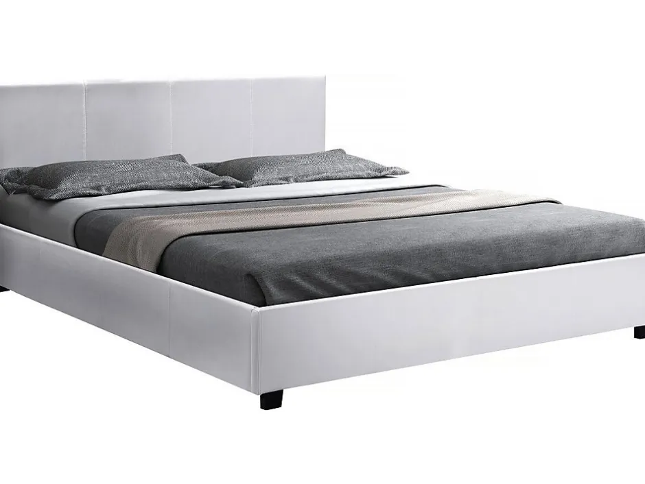 Habitat Et Jardin Lit double avec coffre "Carla" - 140 x 190 cm - Blanc Hot