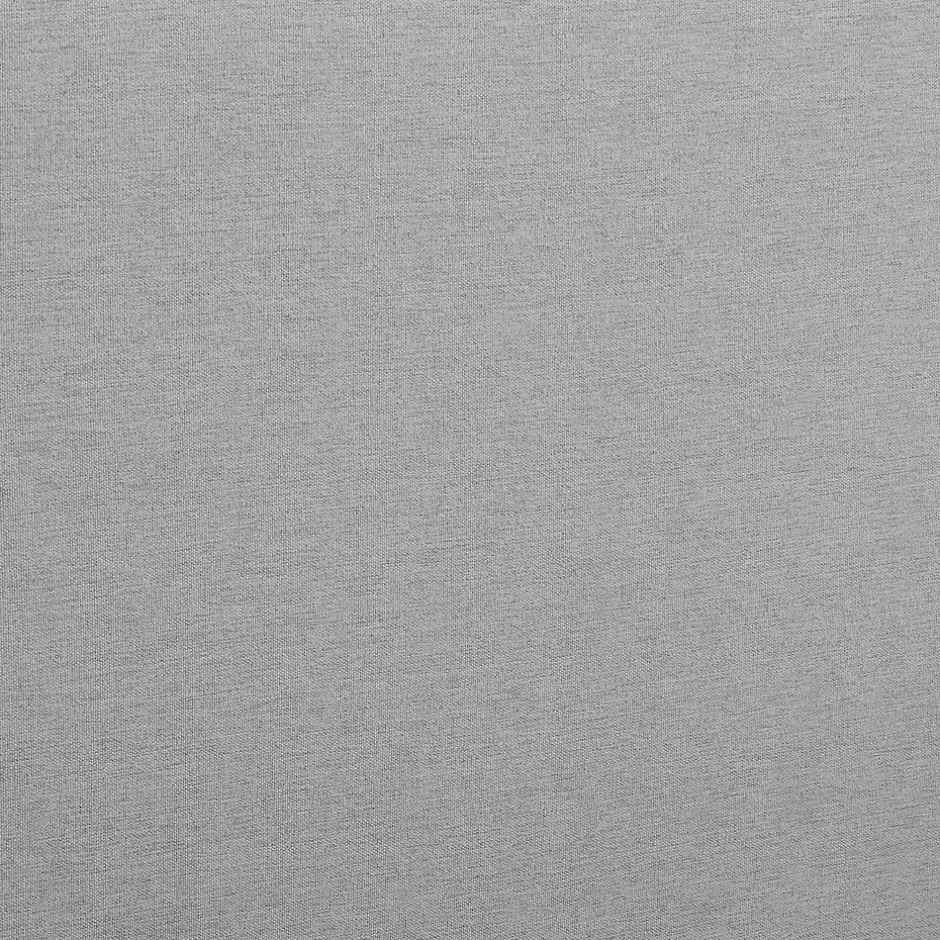 Idimex Lit double BELARTI 140 x 190 cm rembourré, revêtement en tissu - Gris clair
