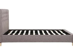 Habitat Et Jardin Lit double "Emmy" - 140 x 190 cm - Taupe Discount