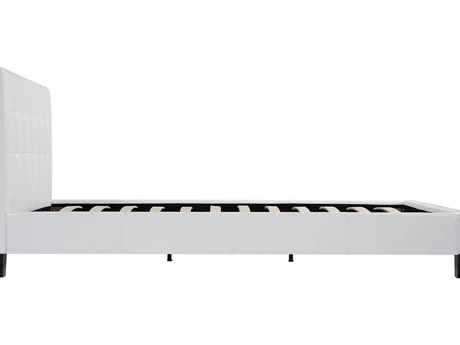 Habitat Et Jardin Lit double en pvc "Julia" - 140 x 190 cm - Blanc Online