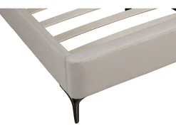 Palozi Home Lit double en tissu capitonné 
