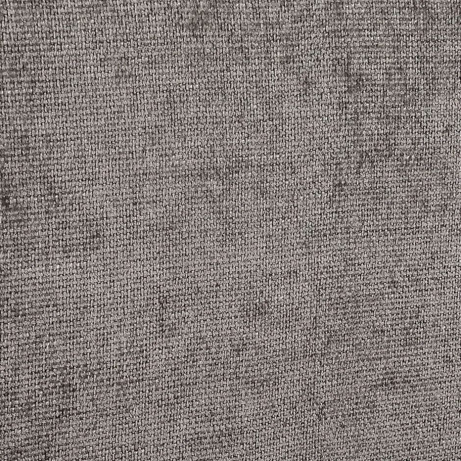 Idimex Lit double LEVERDA 140 x 190 cm, revêtement en tissu - Gris