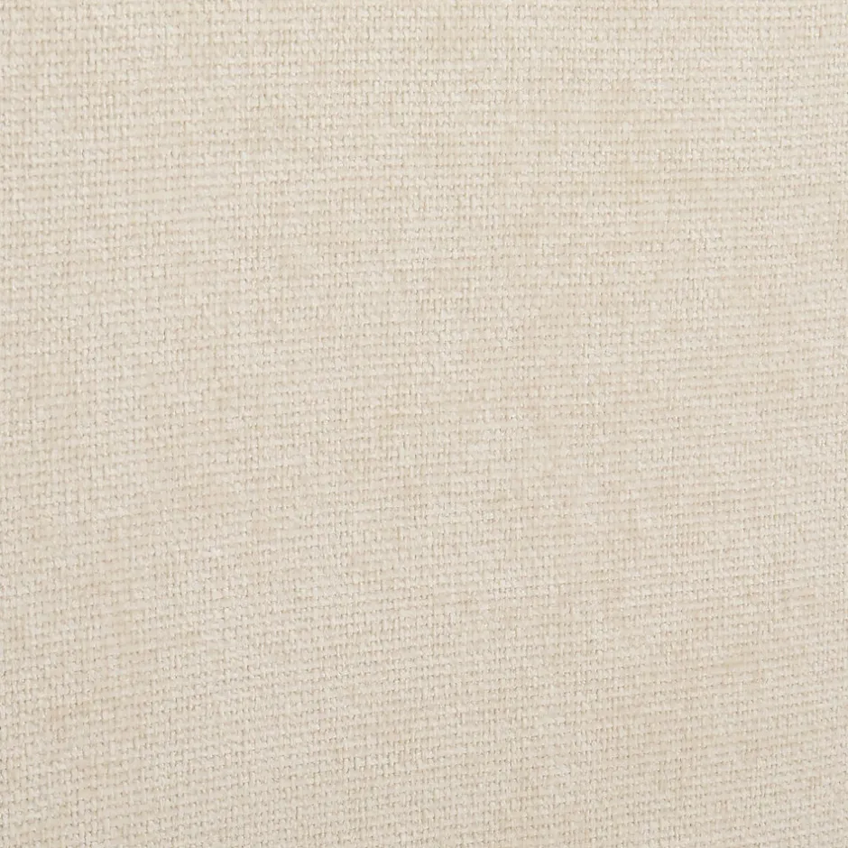 Idimex Lit double LEVERDA 140 x 190 cm, revêtement en tissu - Blanc