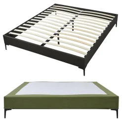 [En.Casa] Lit double Lilla 160 x 200 cm vert en.casa