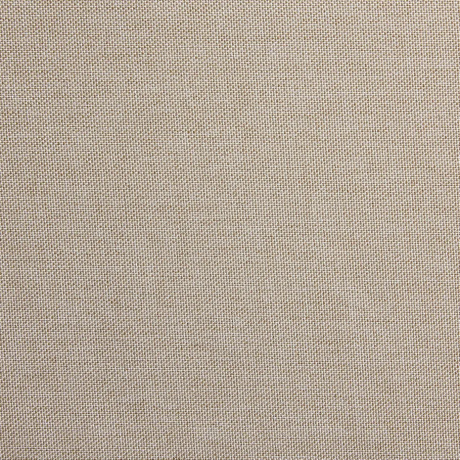 Idimex Lit double MATHIEU, 140 x 190 cm, capitonné avec sommier, revêtement en tissu beige