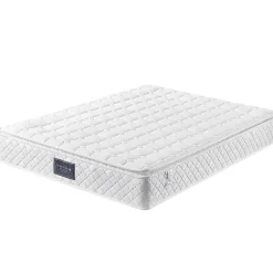 Okwish Lit double 140x200 cm - Lit capitonné avec sommier à lattes - Lin - avec Matelas - Gris Online