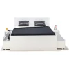 Weber Industries Lit double ZENIA 160x200 + 2 chevets + 2 tiroirs / Blanc