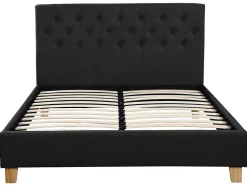 Habitat Et Jardin Lit "Emmy" 160 x 200 cm Gris foncé Hot