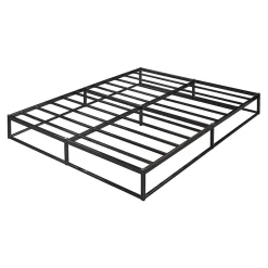 [En.Casa] Lit en métal Trerunta acier 160 x 200 cm noir en.casa
