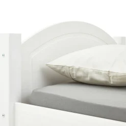Idimex Lit en pin FLIMS, 90 x 200 cm, lasuré blanc