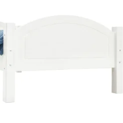 Idimex Lit en pin FLIMS, 90 x 200 cm, lasuré blanc