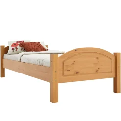 Idimex Lit en pin FLIMS, 90 x 200 cm, lasuré couleur hêtre