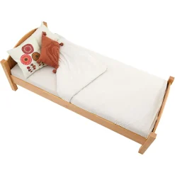 Idimex Lit en pin FLIMS, 90 x 200 cm, lasuré couleur hêtre