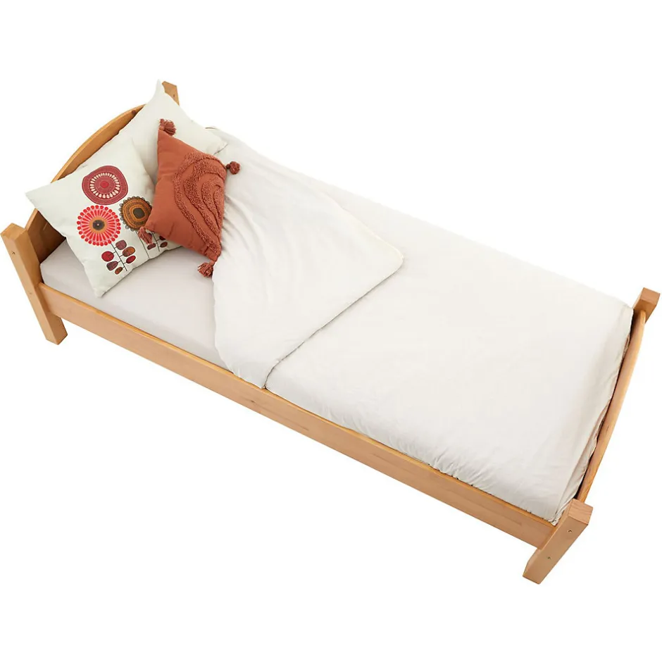 Idimex Lit en pin FLIMS, 90 x 200 cm, lasuré couleur hêtre