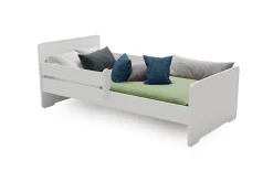 Htmeubles Lit enfant Aksil avec sommier et matelas - 160 cm x 80 cm
