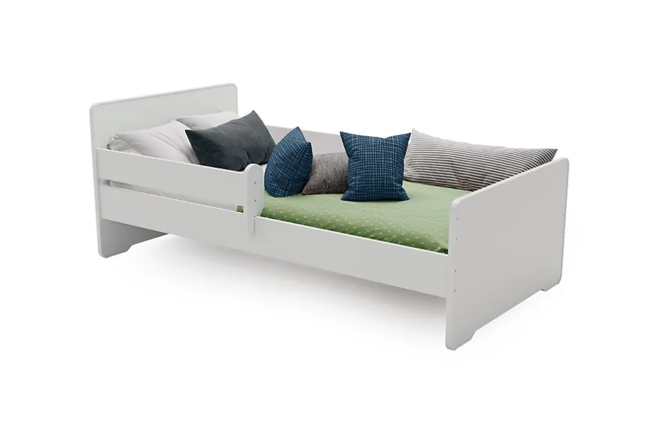 Htmeubles Lit enfant Aksil avec sommier et matelas - 160 cm x 80 cm