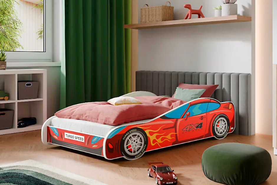 Enfant Kobi Lit enfant auto 4x4 140x70 multicolour