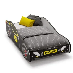 Enfant Kobi Lit enfant Batcar noir 140x70 avec matelas