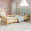 Kobi Lit enfant Lofto 160x80 avec barreaux - bois naturel Online