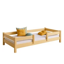 Kobi Lit enfant Lofto 160x80 avec barreaux - bois naturel Online