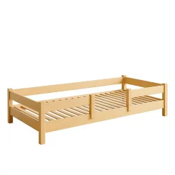 Kobi Lit enfant Lofto 160x80 avec barreaux - bois naturel Online