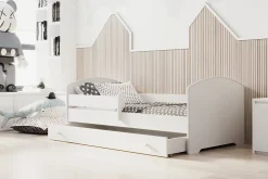 Kobi Lit enfant LUK avec tiroir et barreau 140x70