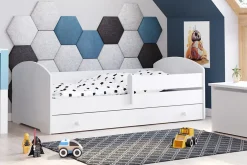 Kobi Lit enfant LUK avec tiroir et barreau 140x70