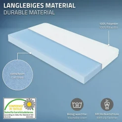 Enfant Ml-Design Lit enfant 80x160cm avec matelas H10cm blanc en bois but de foot et sommier à lattes