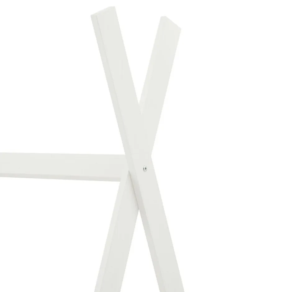 Enfant Idimex Lit enfant tipi ELIN, 90 x 190 cm en pin massif lasuré blanc