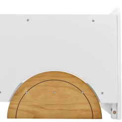 Enfant Okwish Lit enfant 90x200 cm - Lit Voiture Thématique avec Roulettes Pour enfant - Blanc