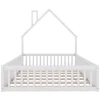 Blackcolors Lit Enfant 140X200Cm Cheminée Pin Blanc Discount