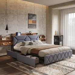 Fortuna lai Lit Ergonomique, 160x200, Avec Rangement Hot
