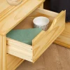 Idimex Lit fonctionnel SABRINA 90x190 cm, en pin massif naturel New