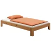 Idimex Lit futon THOMAS, en pin massif, 120 x 200 cm, lasuré couleur campagne Best