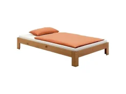 Idimex Lit futon THOMAS, en pin massif, 120 x 200 cm, lasuré couleur campagne Best