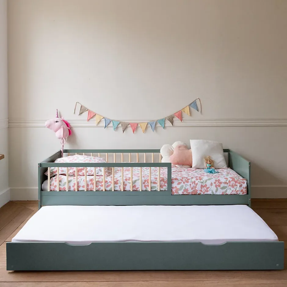 Happy Garden Lit gigogne pour enfant 190x90cm vert ADAM - New