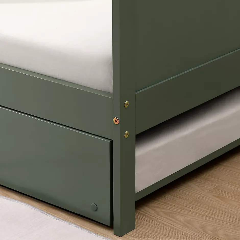 Happy Garden Lit gigogne pour enfant 190x90cm vert ADAM - New