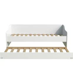 Weber Industries Lit gigogne SWEET 90x190 + 2 sommiers + 1 tiroir-lit / Blanc Clearance
