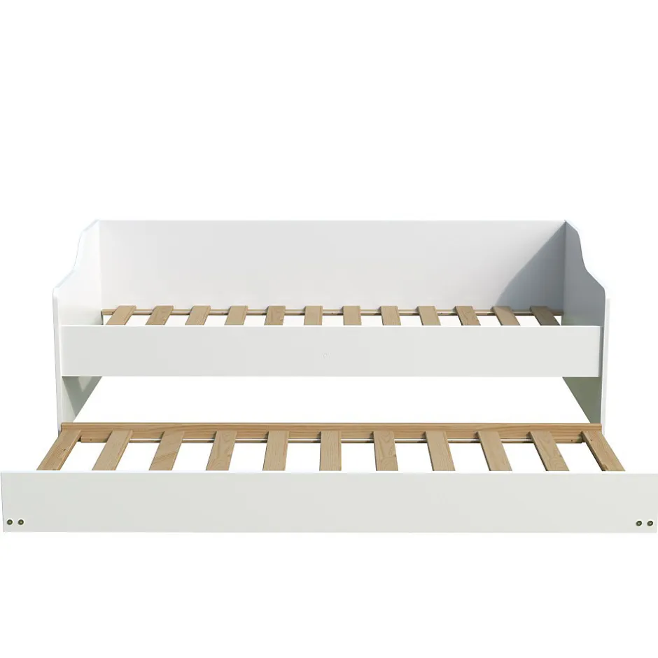 Weber Industries Lit gigogne SWEET 90x190 + 2 sommiers + 1 tiroir-lit / Blanc Clearance