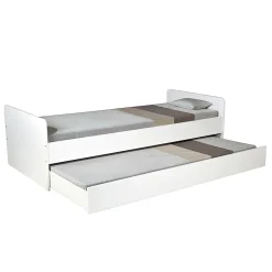 Weber Industries Lit gigogne 90x200 cm BALI / Blanc Hot