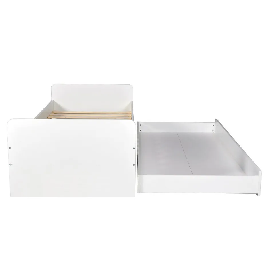 Weber Industries Lit gigogne 90x200 cm BALI / Blanc Hot