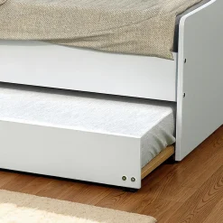 Bb Loisir Lit gigogne 90x190cm blanc SWITY Blanc inclus sommier et 1 tiroir lit Best