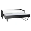 Petits-Meubles Lit gigogne 90x200cm sommier inclus Vox Young User Noir