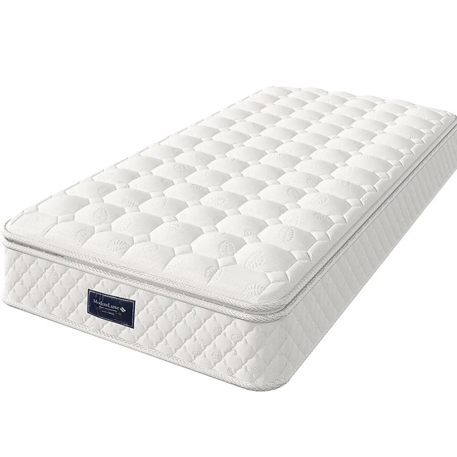 Gutent Lit hydraulique 90x200cm, Single, espace de rangement en tête de lit avec port usb et type c, lin, beige, avec matelas