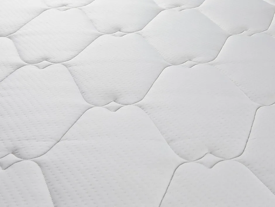 Vente-unique Lit électrique de relaxation tout plots + matelas ressorts ensachés et mémoire forme - 2 x 70 x 190 cm - Chêne - PHANES de YSMÉE