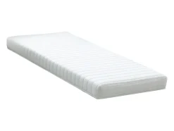 Vente-unique Lit électrique de relaxation lattes et plots + matelas accueil latex - 2 x 90 x 200 cm - Chêne - PANDORA II de YSMÉE