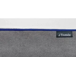 Vente-unique Lit électrique de relaxation tout plots + matelas mémoire de forme - 2 x 90 x 200 cm - Blanc - HESIODE III de YSMÉE Outlet