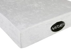 Vente-unique Lit électrique de relaxation lattes et plots + matelas mémoire de forme et bambou - 2 x 90 x 200 cm - Chêne - DAMYSOS de NATUREA