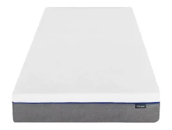 Vente-unique Lit électrique de relaxation tout plots + matelas mémoire de forme - 2 x 80 x 200 cm - Blanc - HESIODE III de YSMÉE Best